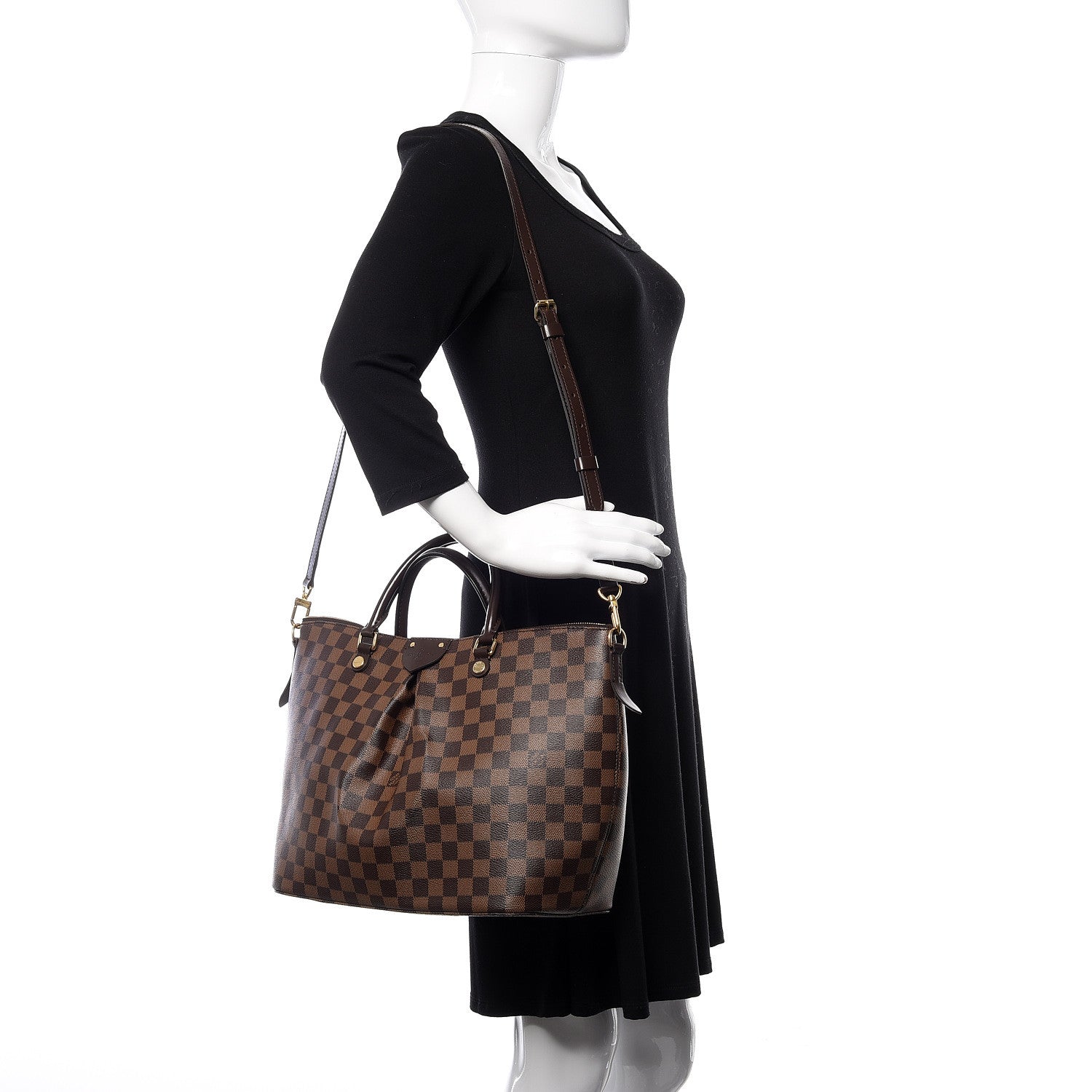 Louis Vuitton Damier Ebene Siena GM 2 of 11