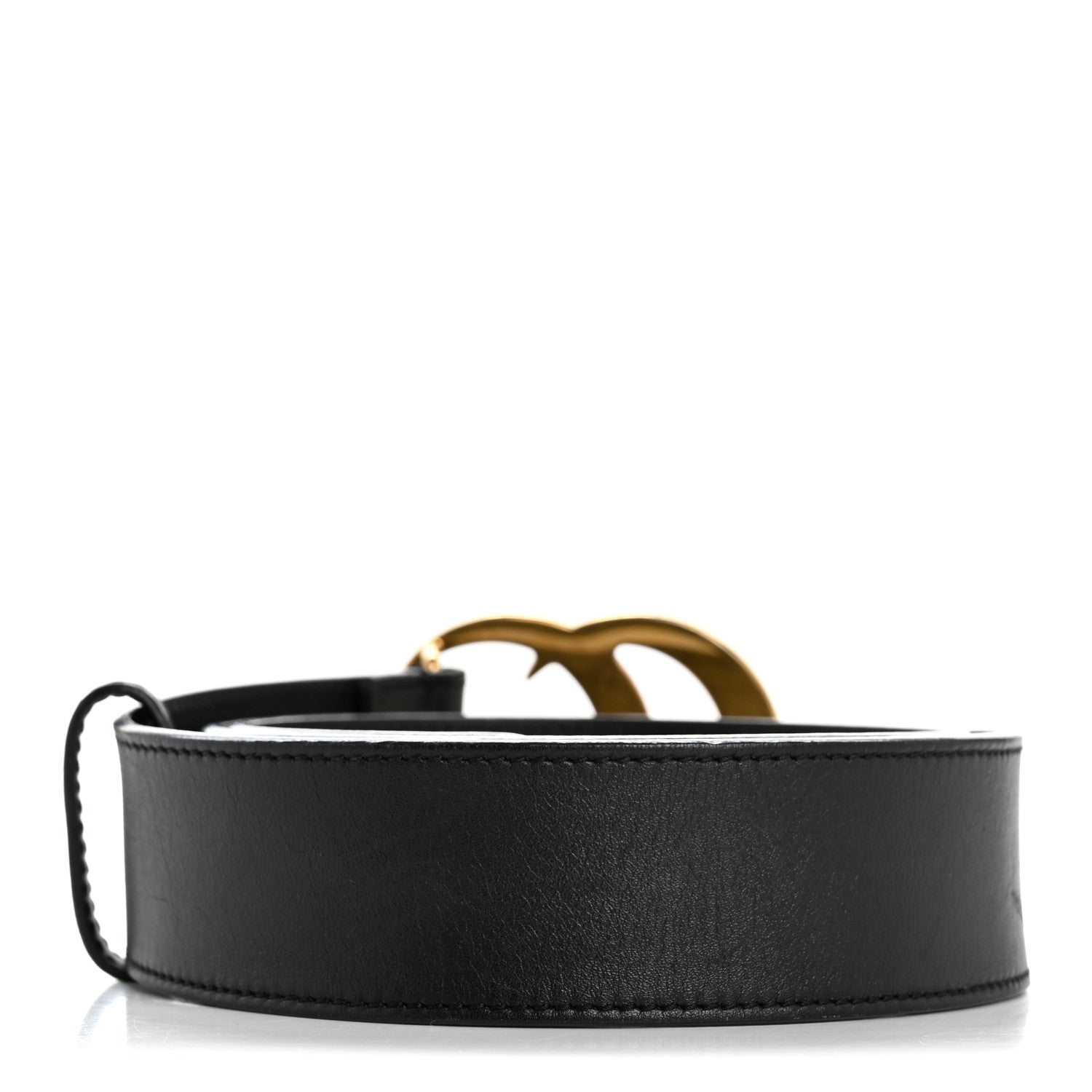 Gucci Calfskin Double G 40mm Belt 80 32 Black 2 of 6