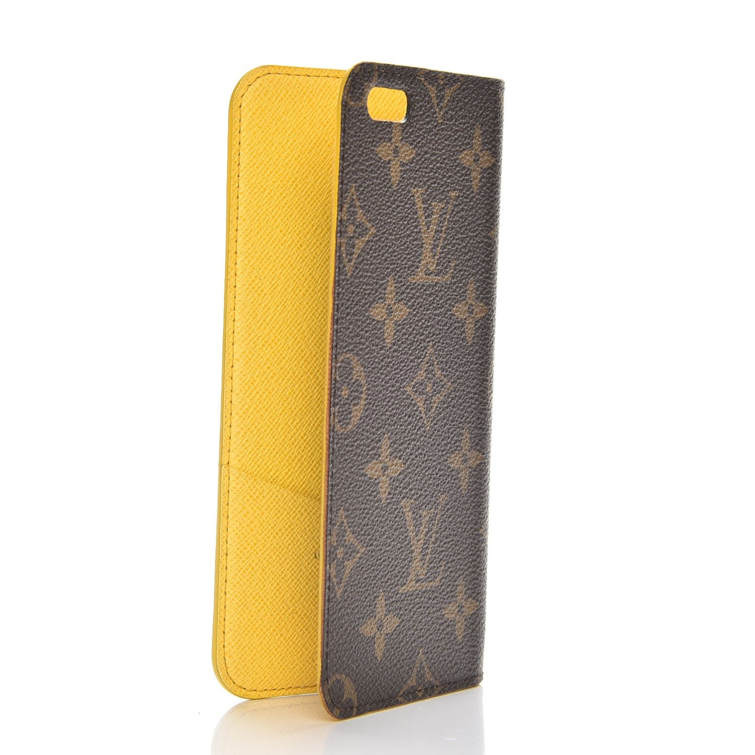 Louis Vuitton Monogram iPhone 6 Plus Folio Case Yellow 3 of 6