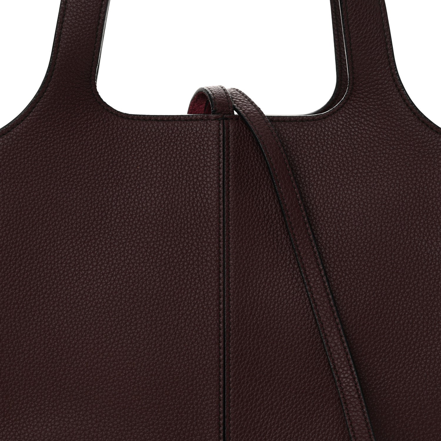 Celine Baby Grained Calfskin Small Tri-Fold Bag Burgundy 8 of 11