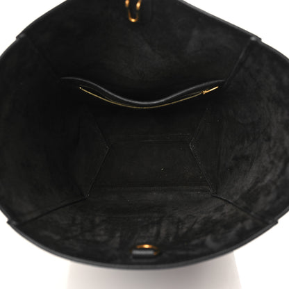 Celine Soft Grained Calfskin Sangle Bucket Bag Black 5 of 8