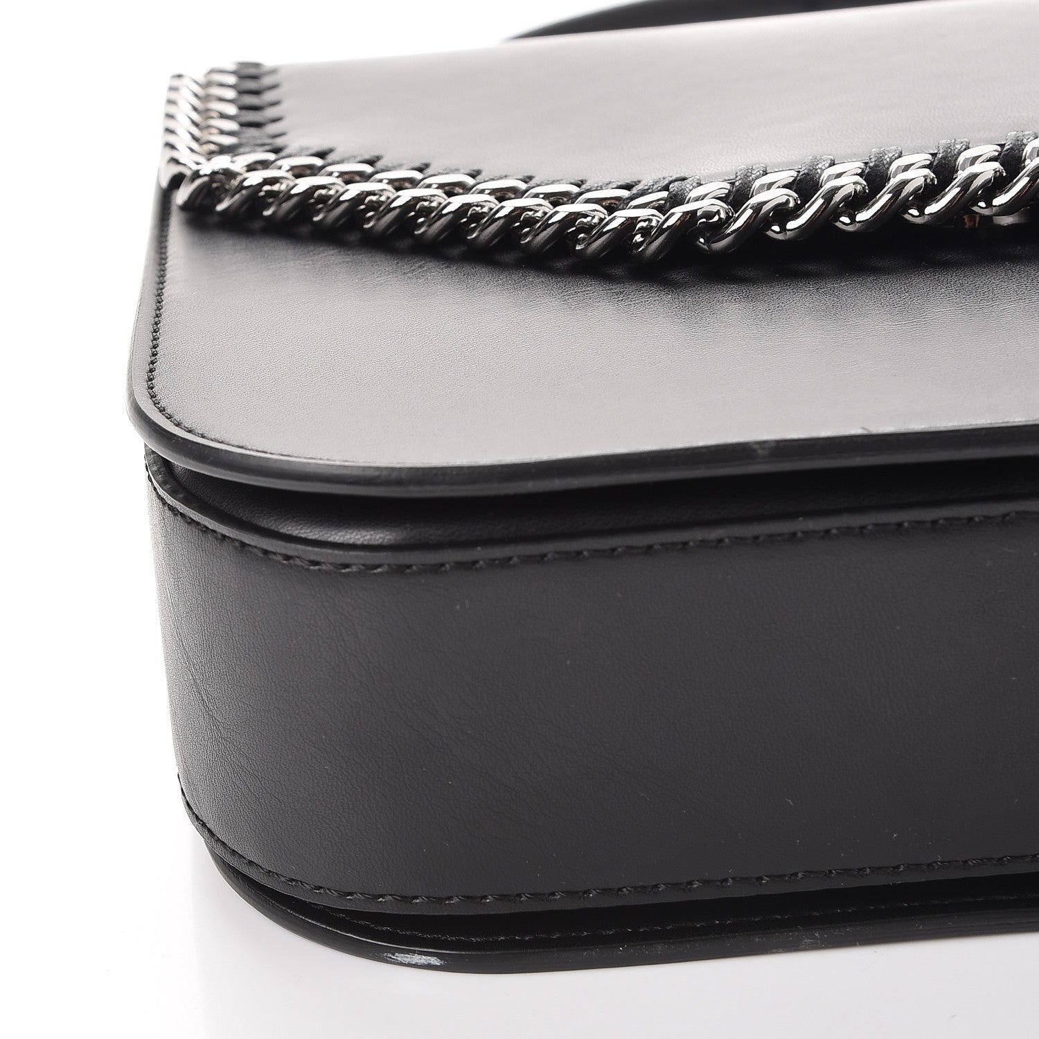 Stella McCartney Eco Alter Nappa Falabella Box Shoulder Bag Black 9 of 9