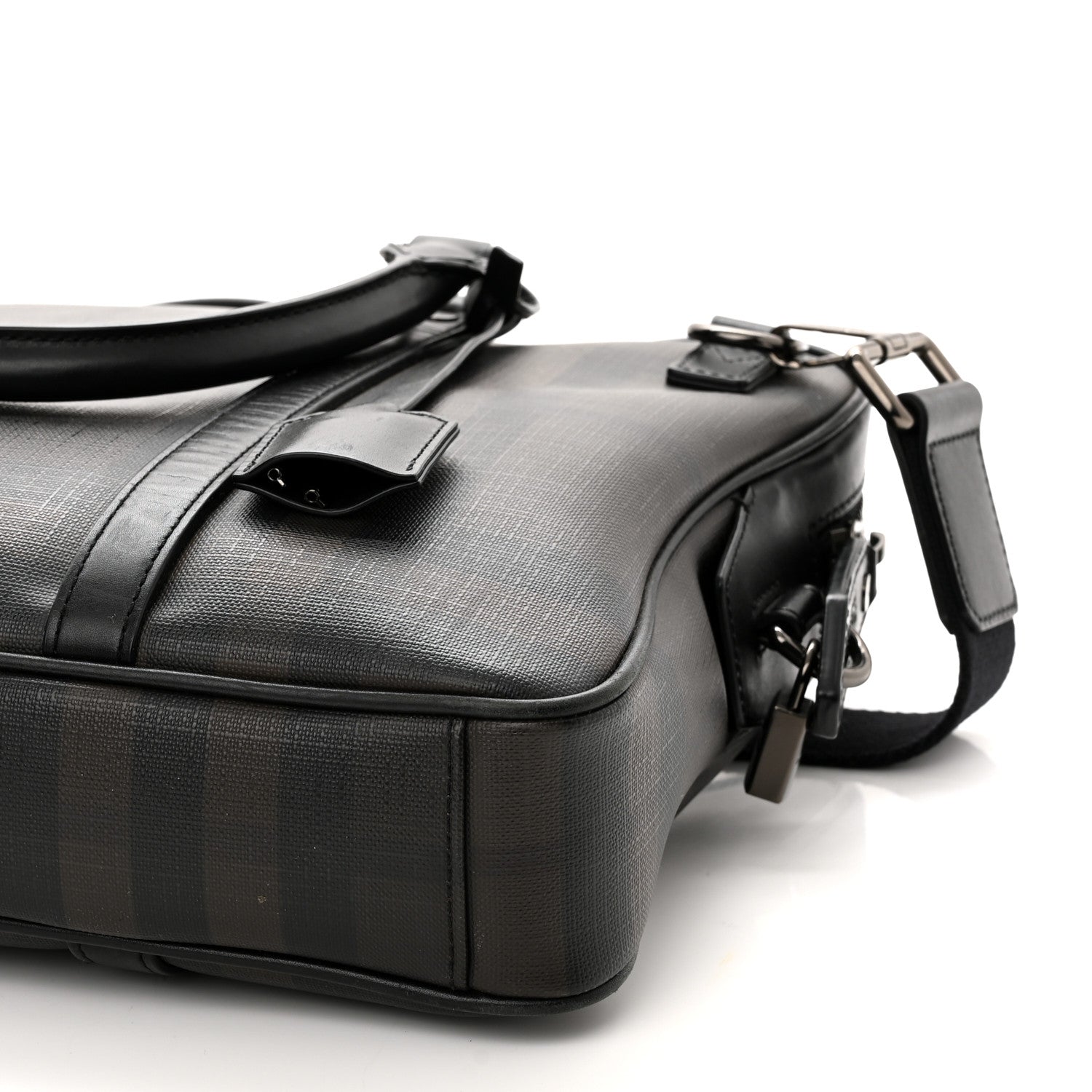 Burberry Smoked Check Newburg Briefcase 9 of 14