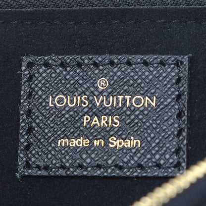 Louis Vuitton Monogram Giant Jungle Pochette Double Zip Black 6 of 8