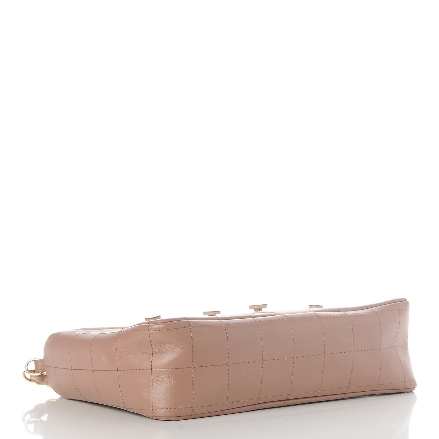 Chanel Calfskin Quilted Small Girl Shoulder Bag Beige 4 of 7
