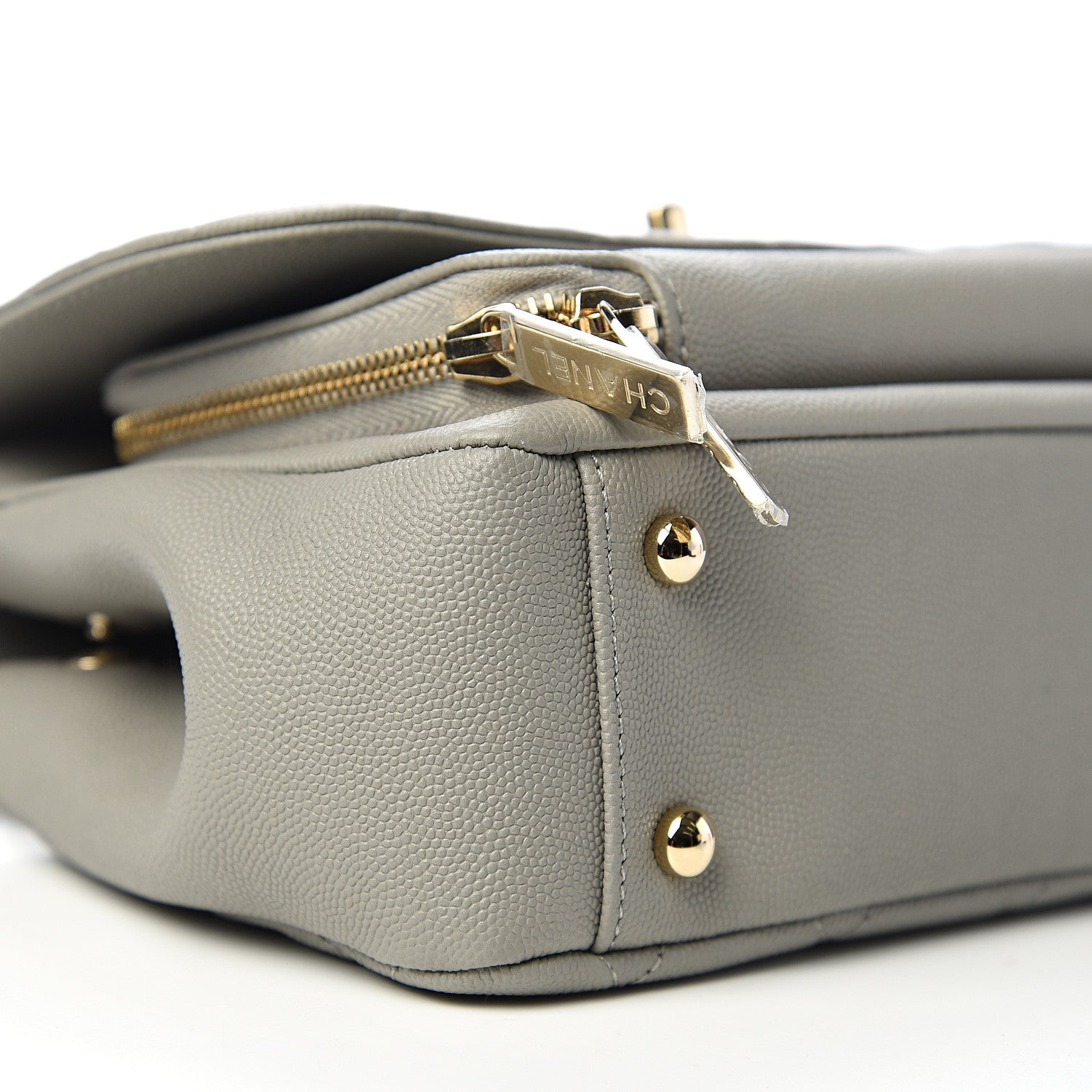 Chanel Caviar Quilted Medium Business Affinity Flap Grey 7 of 11