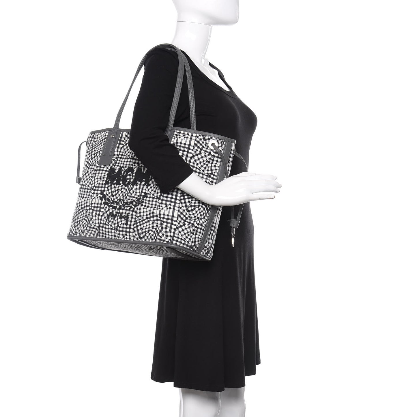 Visetos Medium Liz Reversible Shopper Tote Phantom Grey