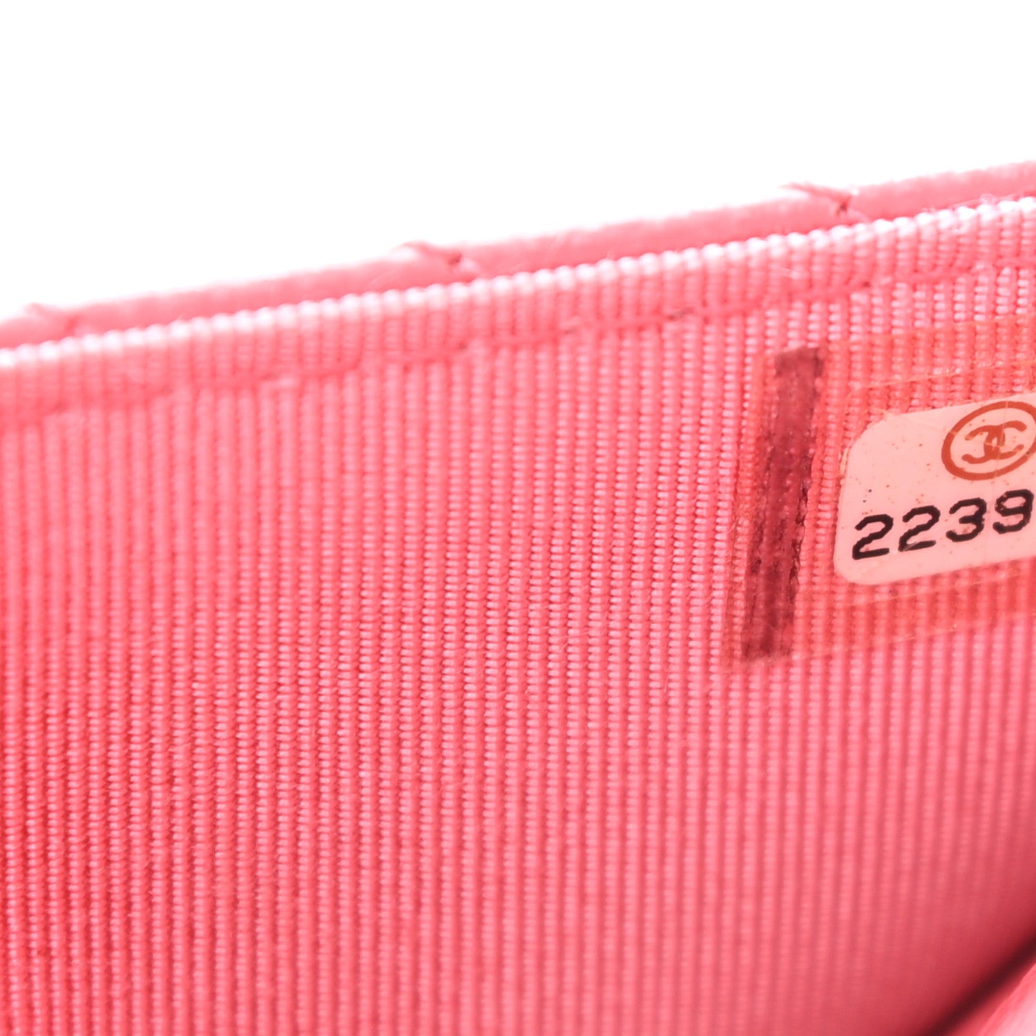 Chanel Caviar Chevron Quilted Wallet On Chain WOC Pink 7 of 14