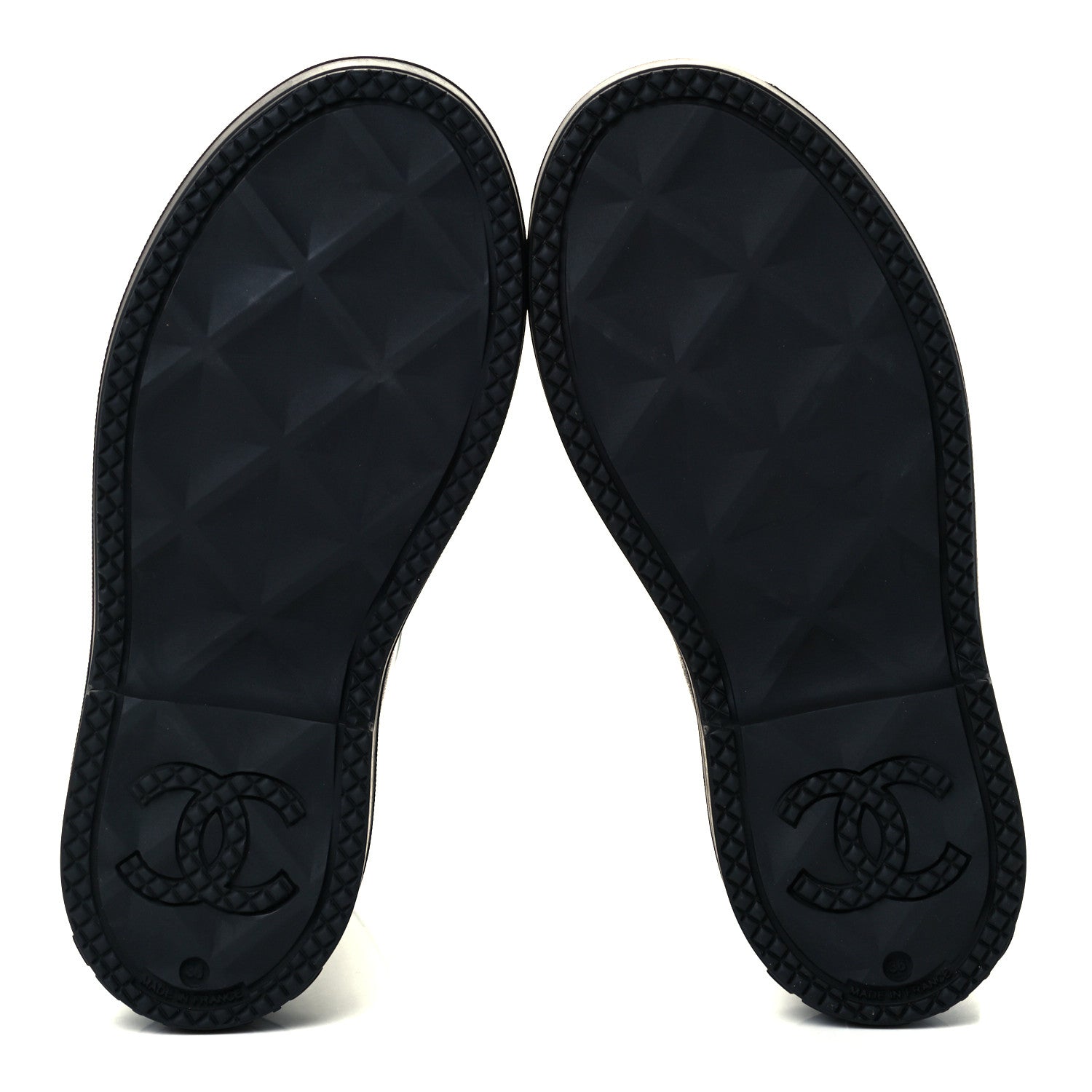 Chanel Caoutchouk CC High Boots 36 Black 7 of 11