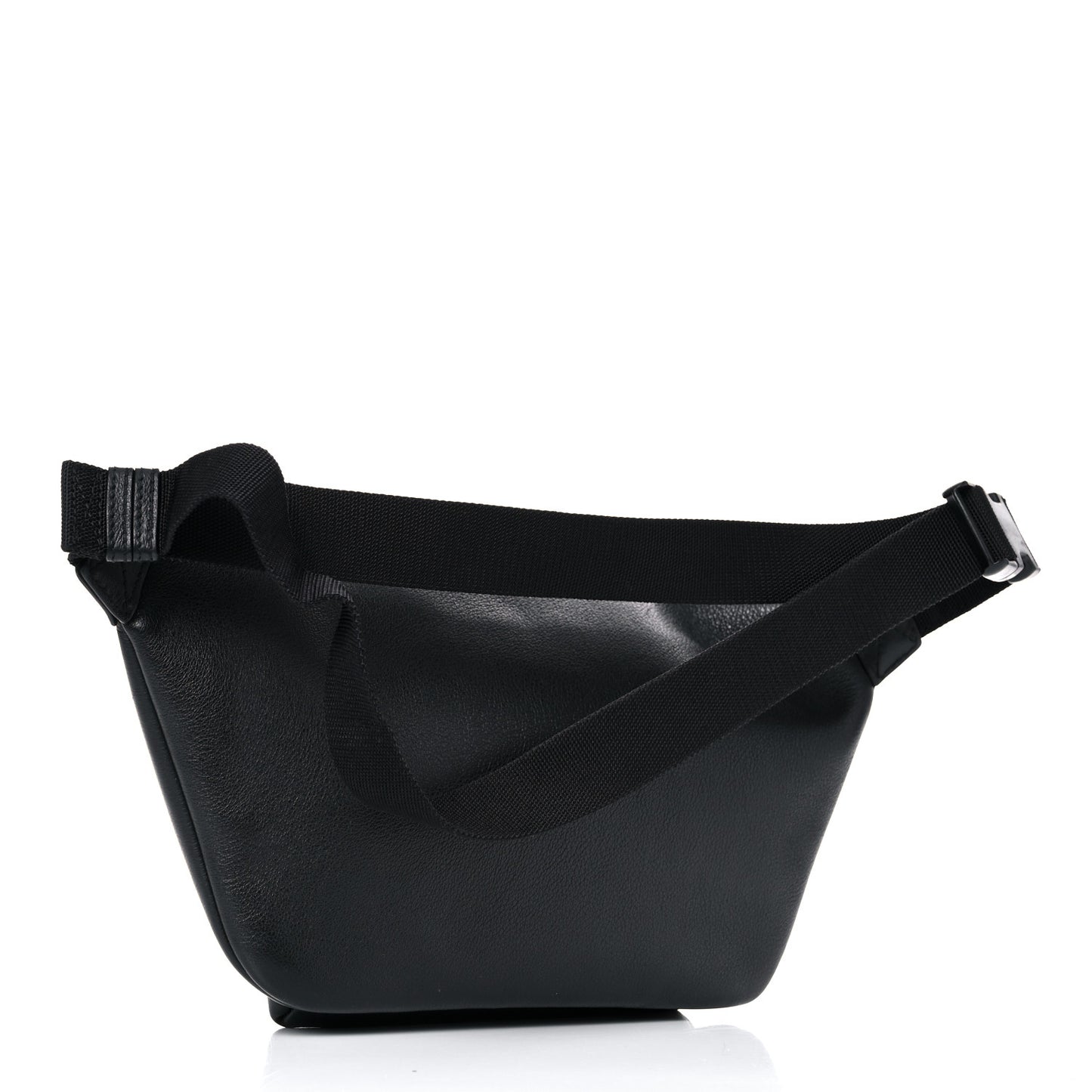 Smooth Calfskin Logo Large Everyday Beltpack Black