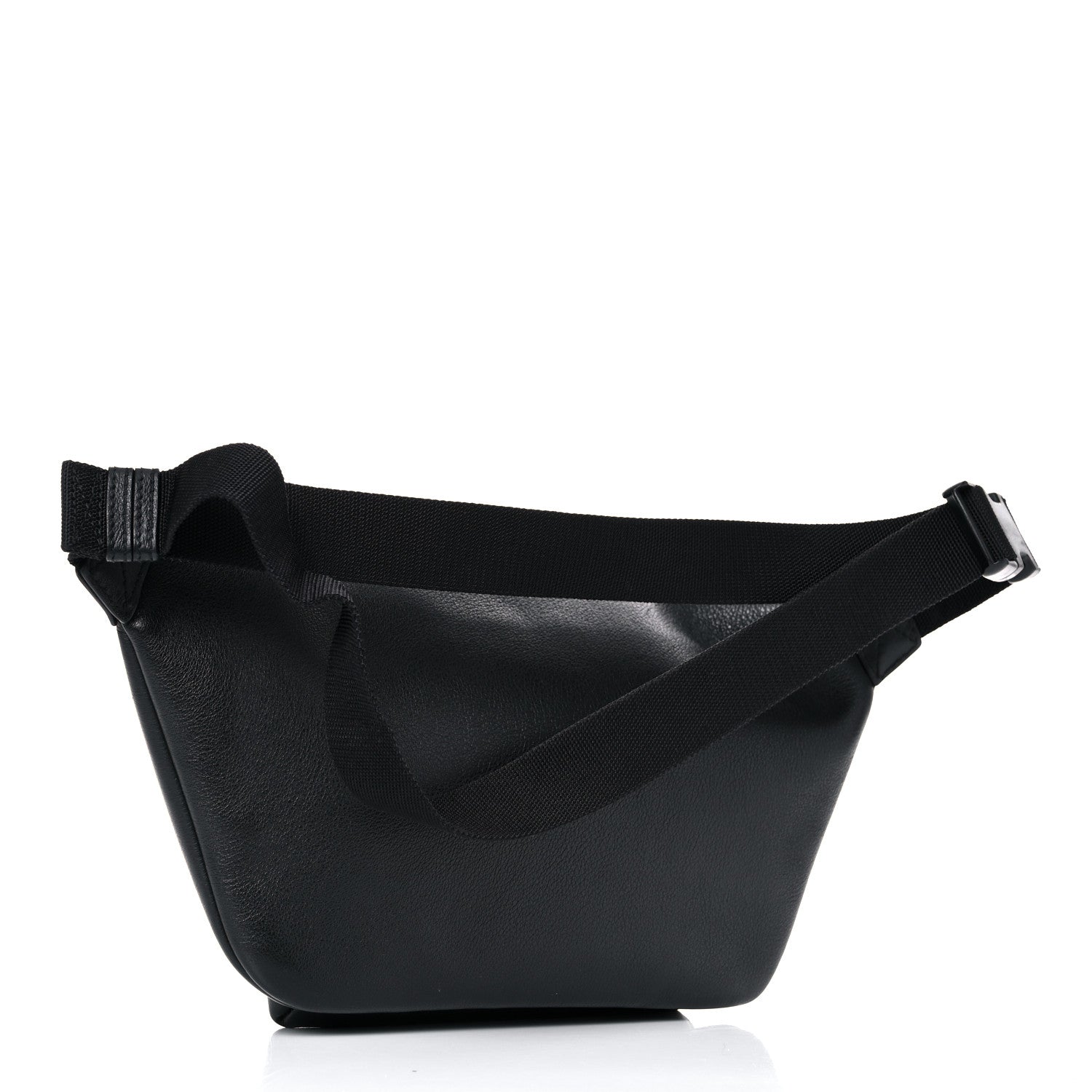 Balenciaga Smooth Calfskin Logo Large Everyday Beltpack Black 3 of 13