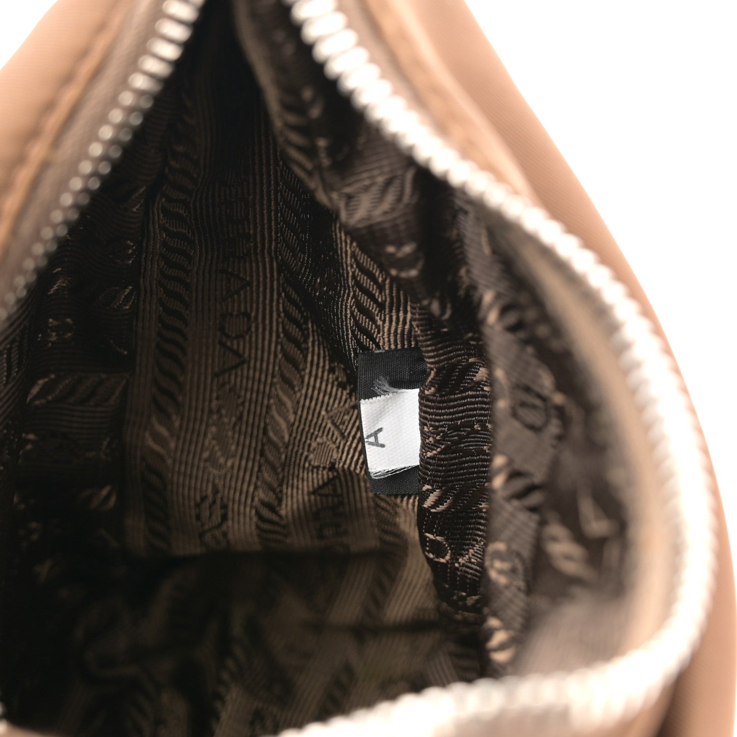 Prada Nylon Re-Edition 2005 Shoulder Bag Cacao 7 of 10