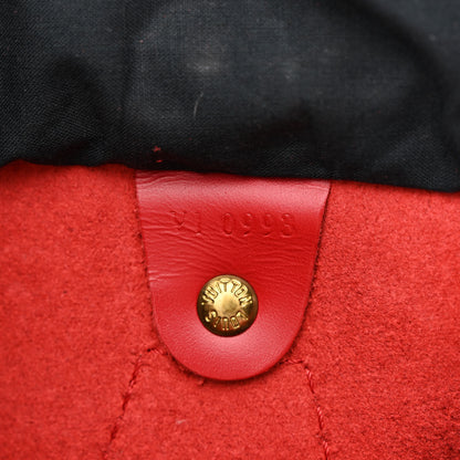 Louis Vuitton Epi Speedy 25 Castillan Red 7 of 12