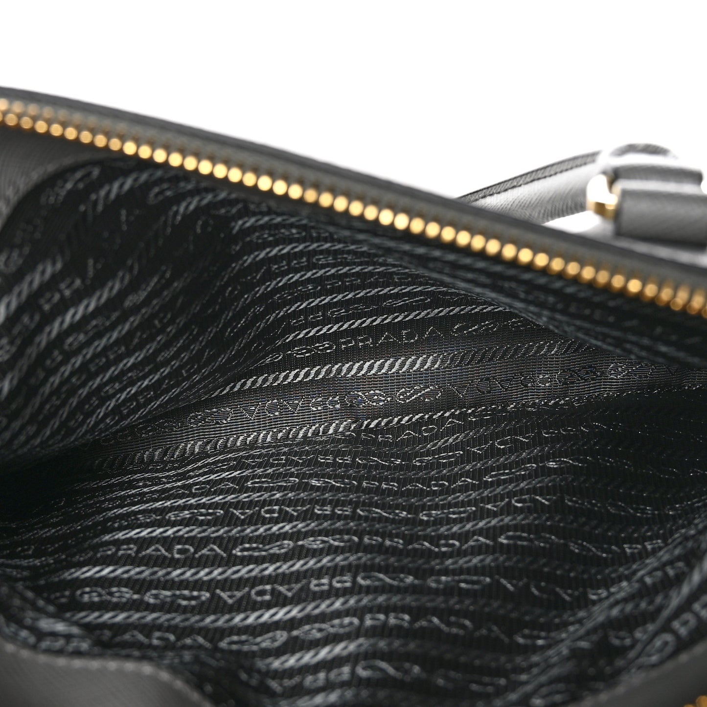 Saffiano Ombre Small Galleria Double Zip Tote Gradient Slate Grey
