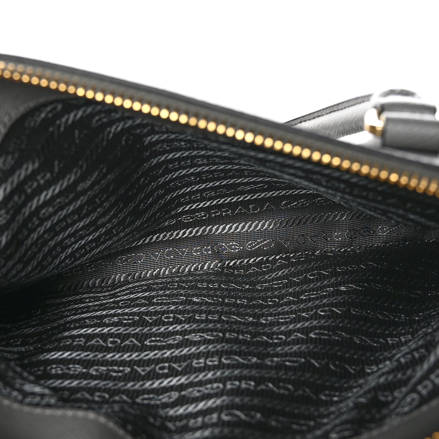 Prada Saffiano Ombre Small Galleria Double Zip Tote Gradient Slate Grey 6 of 11