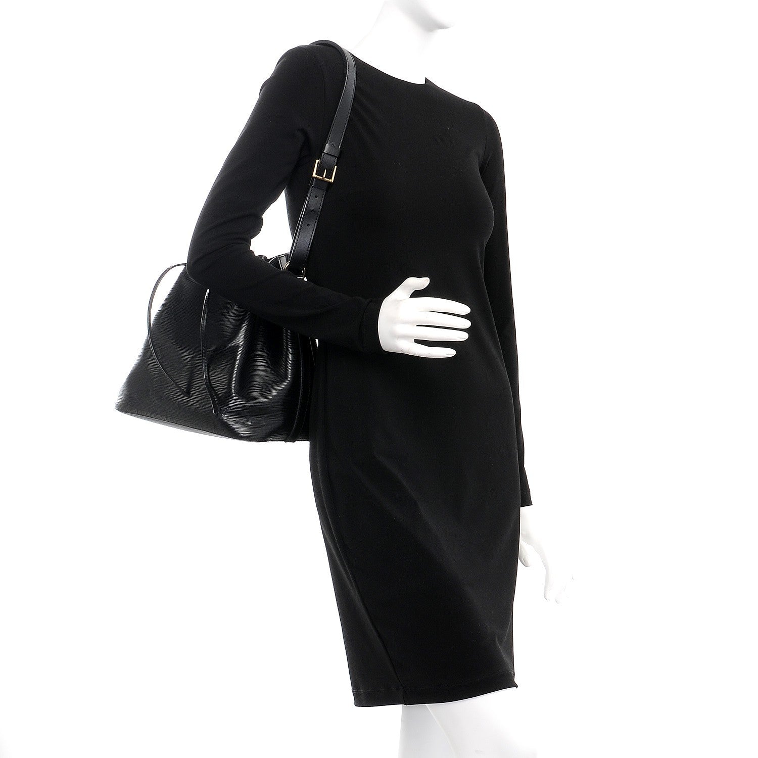 Louis Vuitton Epi Petit Noe Black 2 of 16