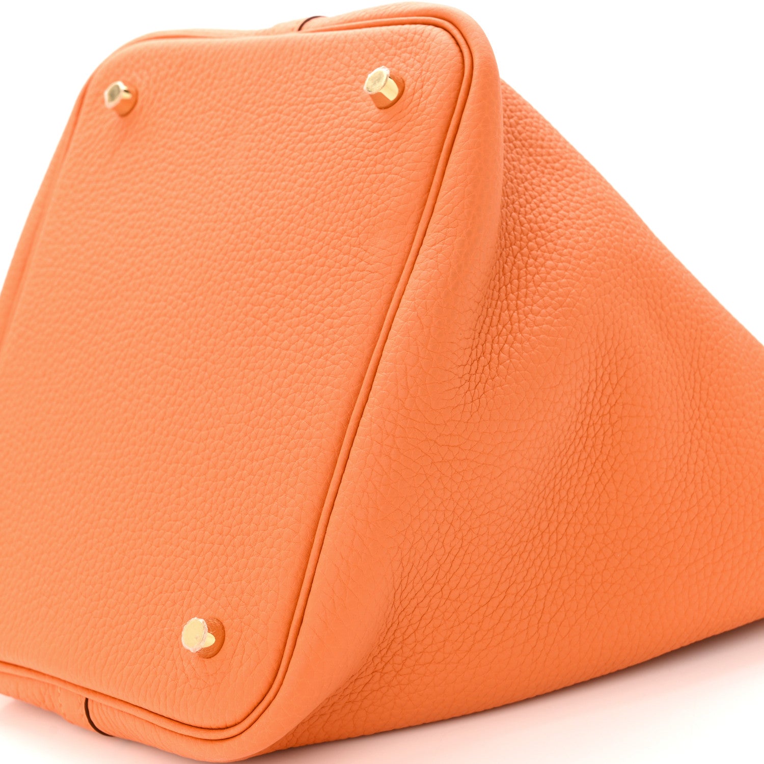 Hermes Taurillon Clemence Picotin Lock 18 PM Abricot 10 of 13