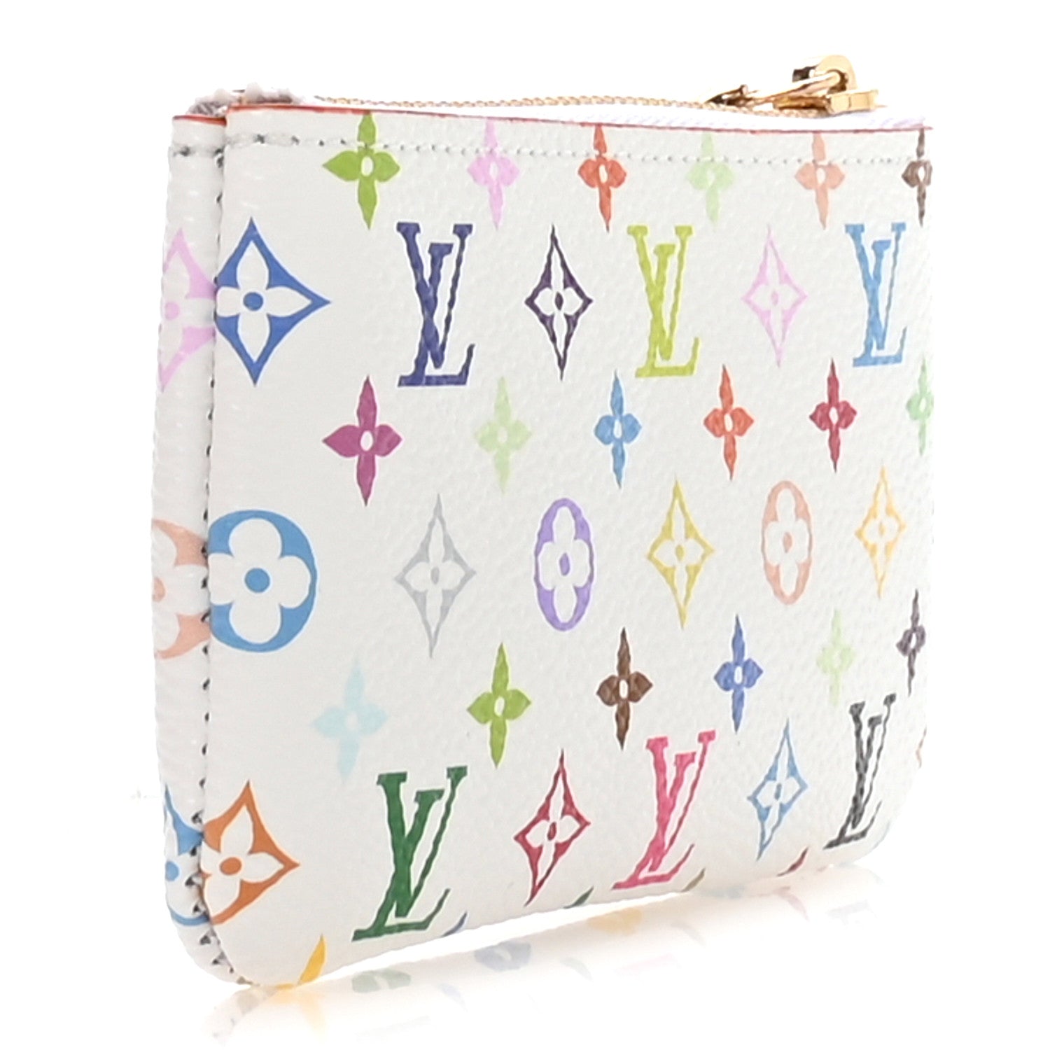 Louis Vuitton LV X TM Monogram Multicolor Key Pouch White 3 of 7