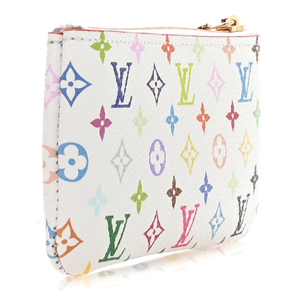 Louis Vuitton LV X TM Monogram Multicolor Key Pouch White 3 of 7