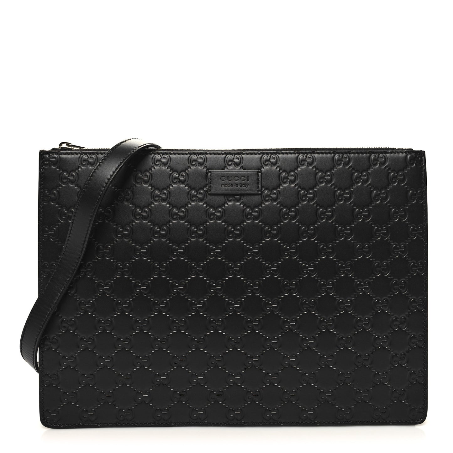 Guccissima Signature Messenger Bag Black