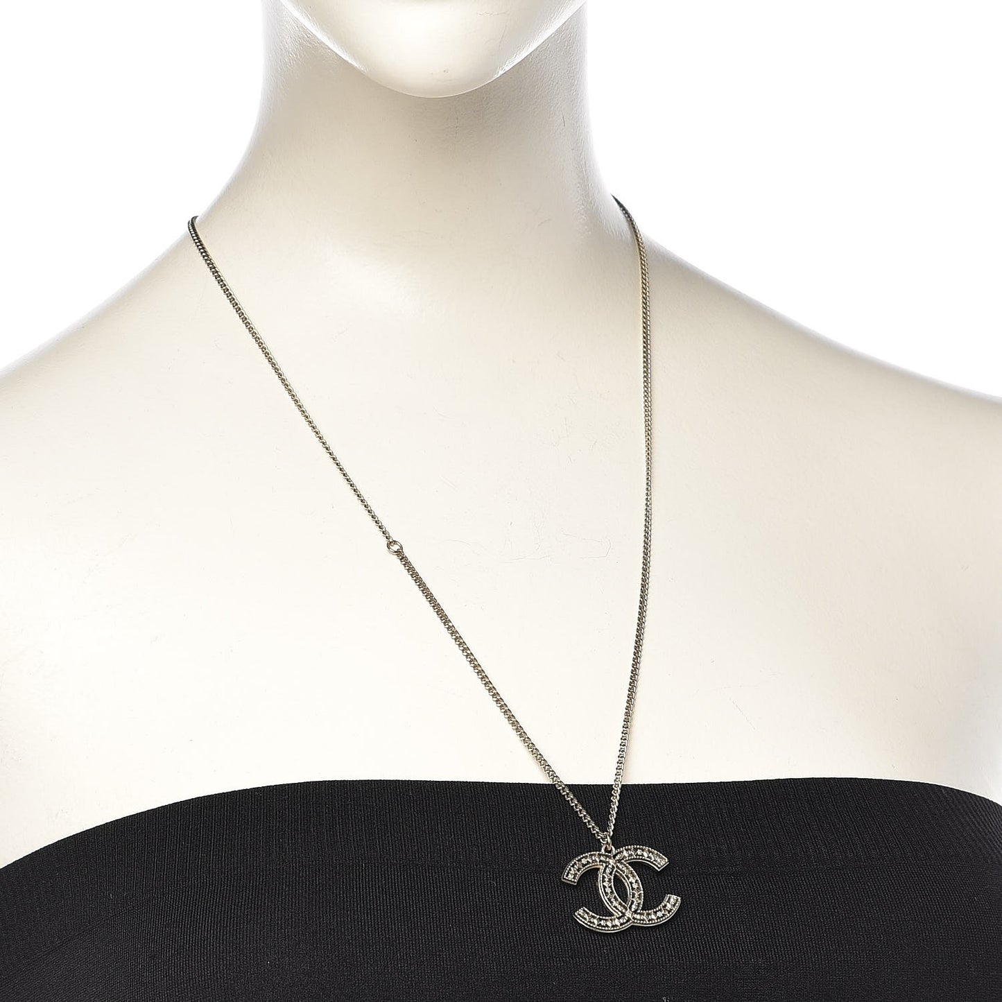 CC Pendant Necklace Gold