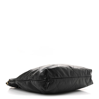 Chanel Shiny Calfskin Quilted Small Chanel 22 Black 5 of 11