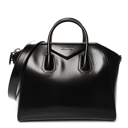 Givenchy Shiny Lord Calfskin Medium Antigona Black 1 of 11