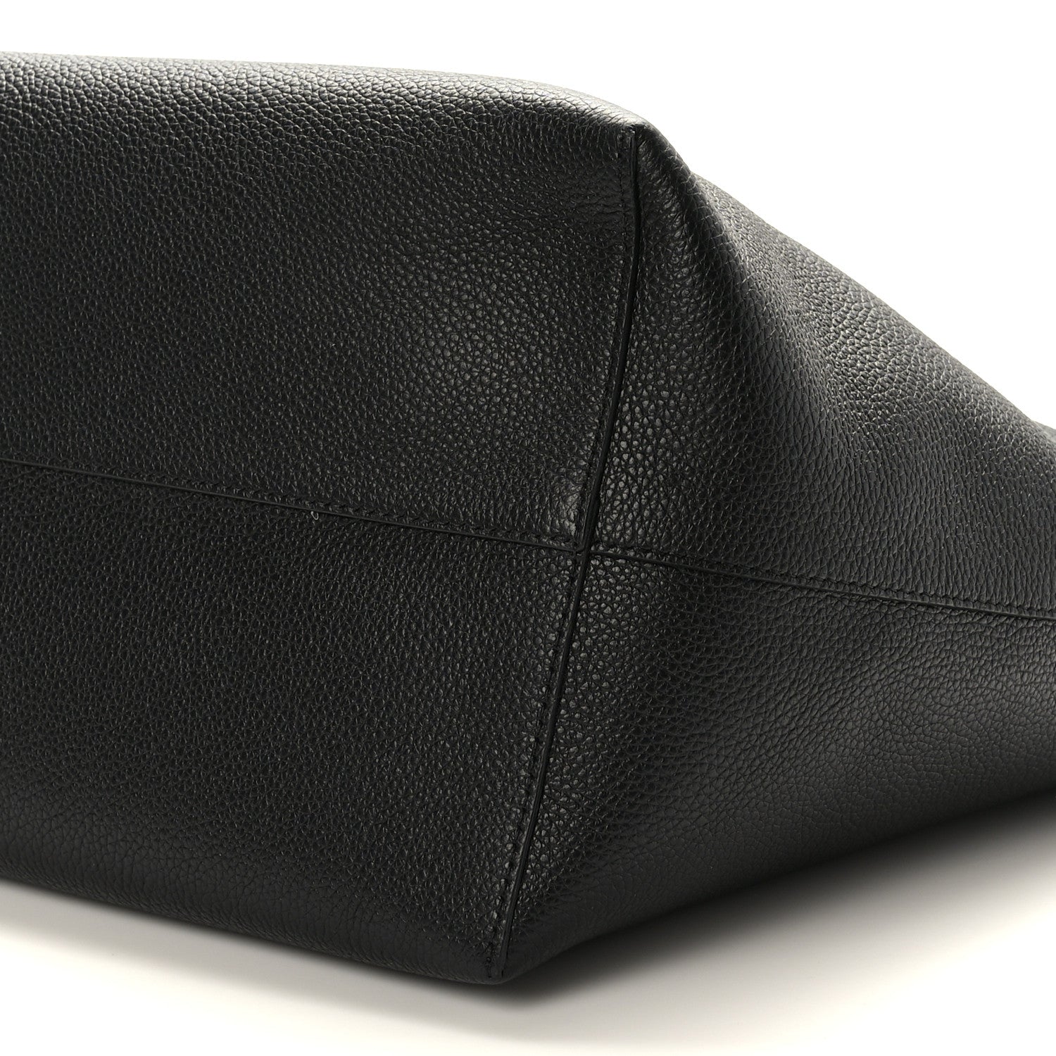 Alexander McQueen Grained Calfskin Skull Open Shopper Tote Black 9 of 9