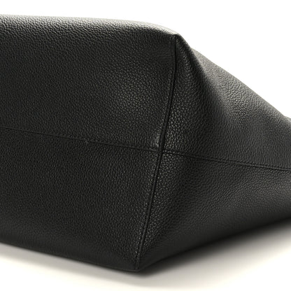 Alexander McQueen Grained Calfskin Skull Open Shopper Tote Black 9 of 9