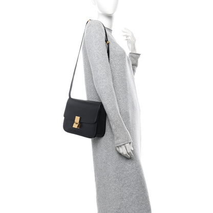 Celine Box Calfskin Medium Classic Box Flap Bag Black 2 of 10