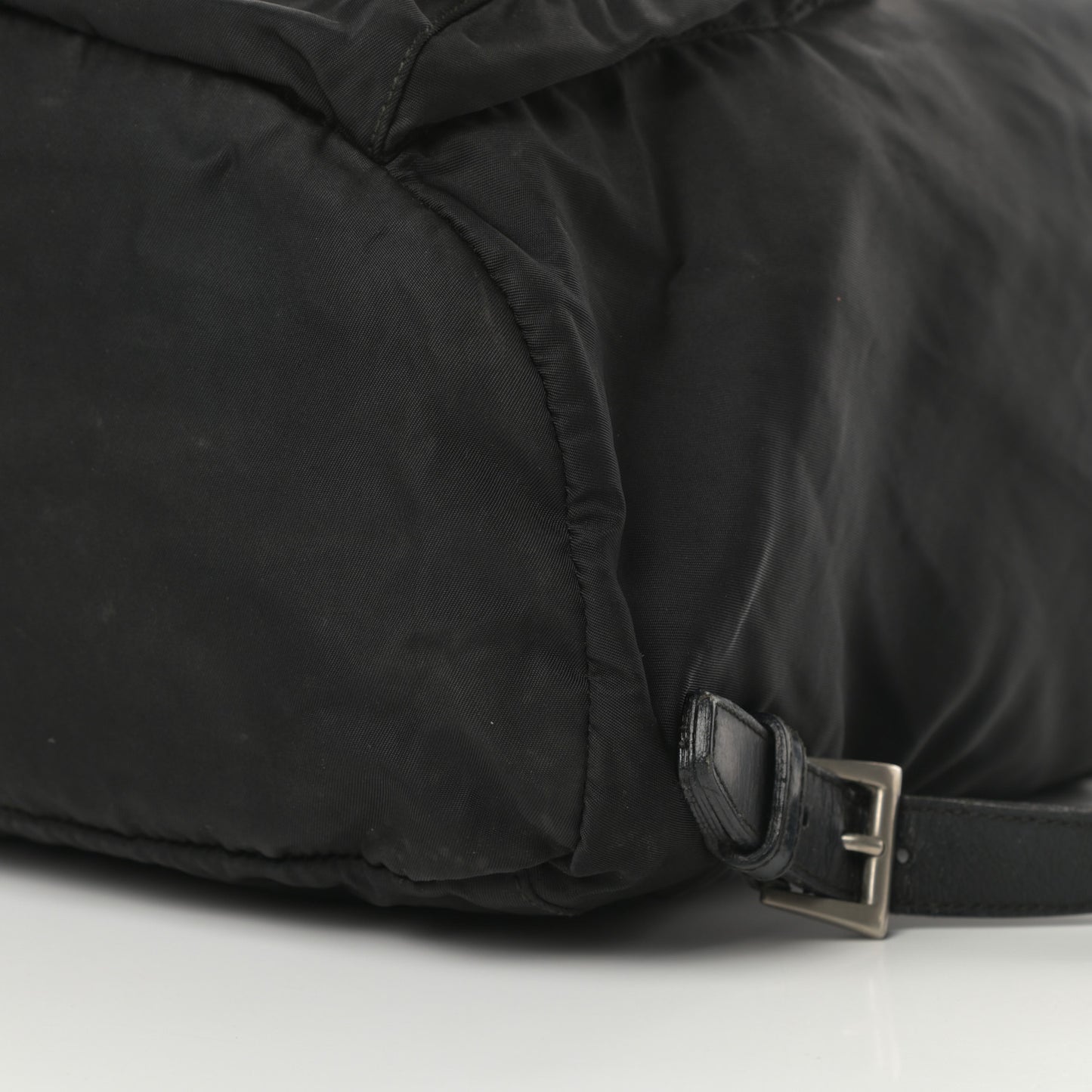 Tessuto Nylon Vela Cinch Backpack Black