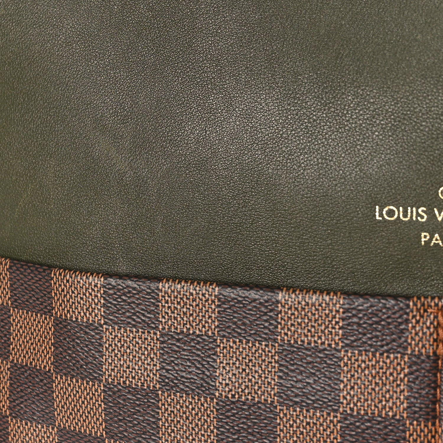 Louis Vuitton Damier Ebene Calfskin Maida Khaki 10 of 10