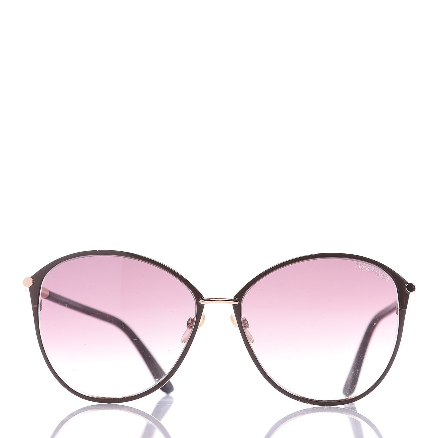 Penelope Vintage Round Sunglasses TF320 Brown