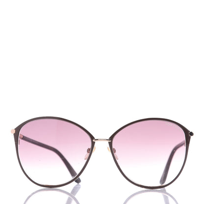 Tom Ford Penelope Vintage Round Sunglasses TF320 Brown 2 of 9