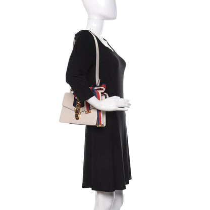 Gucci Calfskin Small Sylvie Shoulder Bag Off White 2 of 9