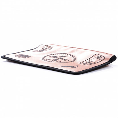 Chanel Satin Icon Cosmetic Pouch Pink Black 4 of 7