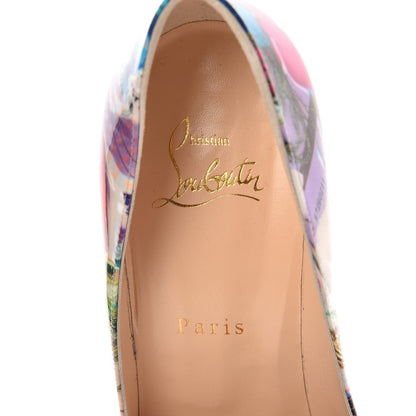Christian Louboutin Patent Trash Pigalle Follies 100 Pumps 38.5 Multicolor 7 of 8