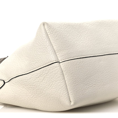 Prada Vitello Daino Zip Top Handle Tote Bianco 10 of 12