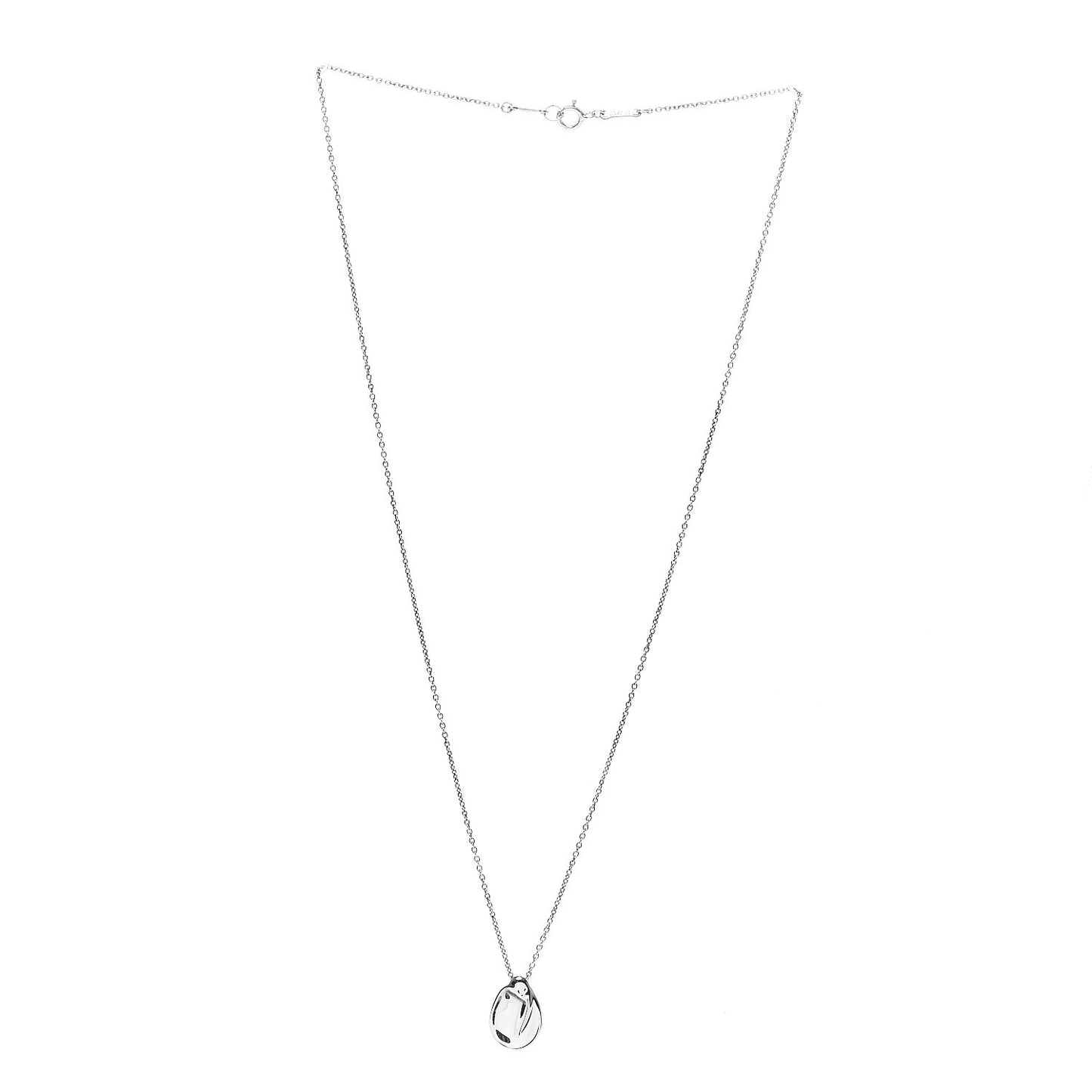 Sterling Silver Elsa Peretti Madonna Pendant Necklace
