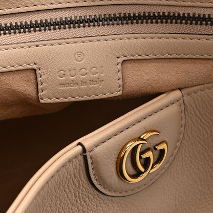 Gucci Softy Wonka Textured Dollar Calfskin Medium Diana Shoulder Bag Light Beige 6 of 11