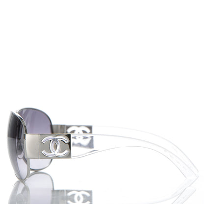 Chanel CC Logo Sunglasses 4128 Clear 2 of 5