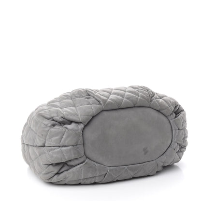 Chanel Iridescent Calfskin Quilted Small In The Mix Tote Grey 4 of 10