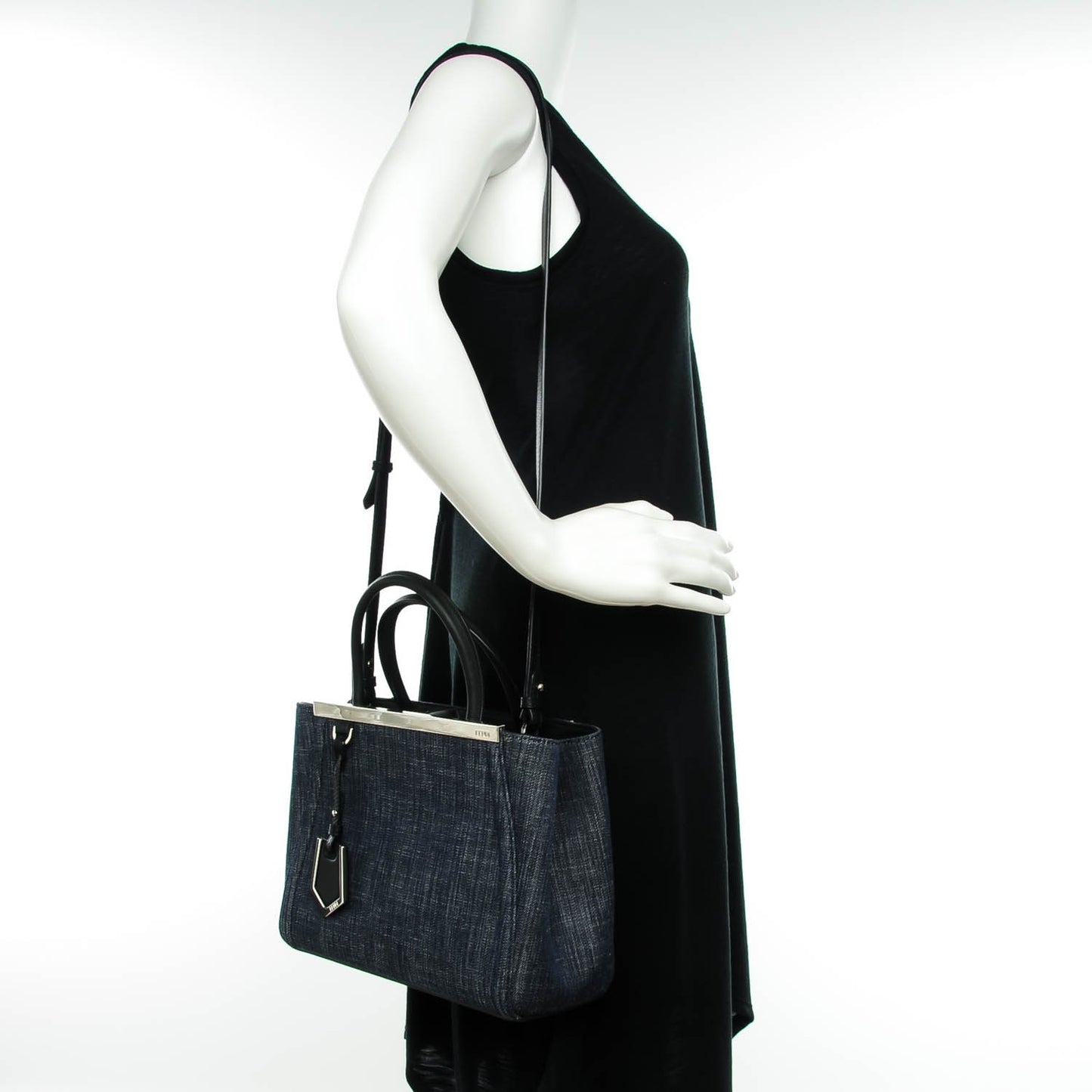 Denim Petite 2Jours Tote Blue Black