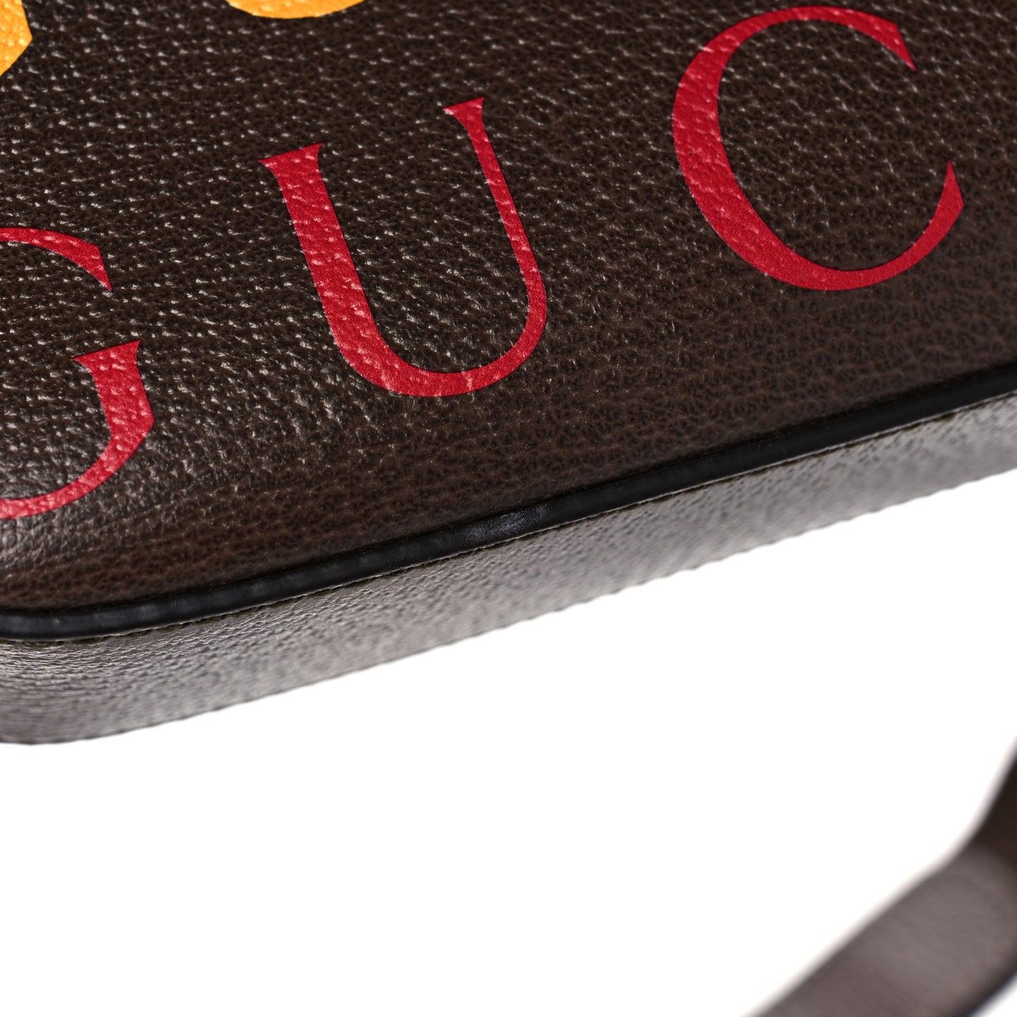 Textured Dollar Calfskin Gucci 100 Aria Belt Bag 100 40 New Acero Multicolor