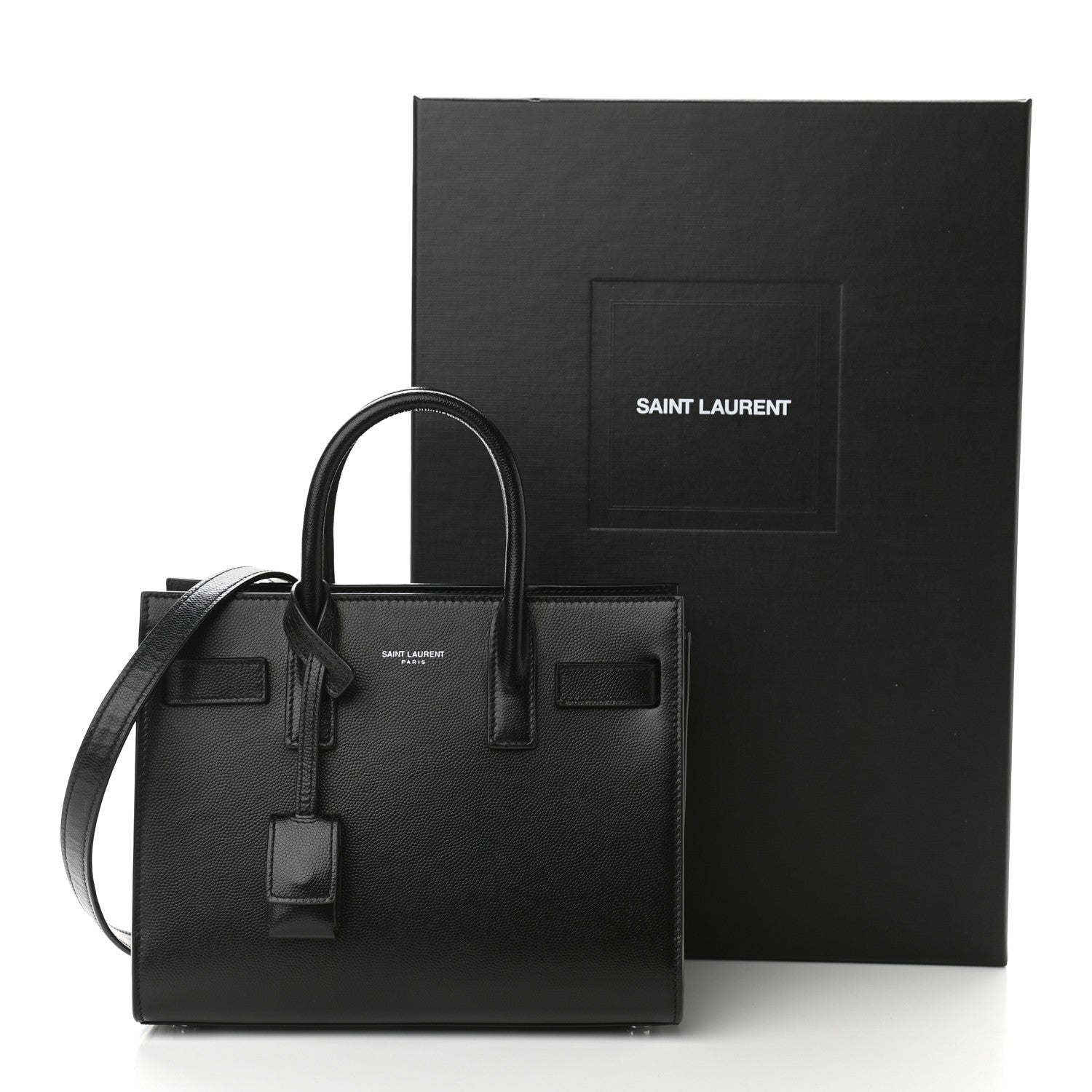 Saint Laurent Grain De Poudre Nano Sac De Jour Black 11 of 11