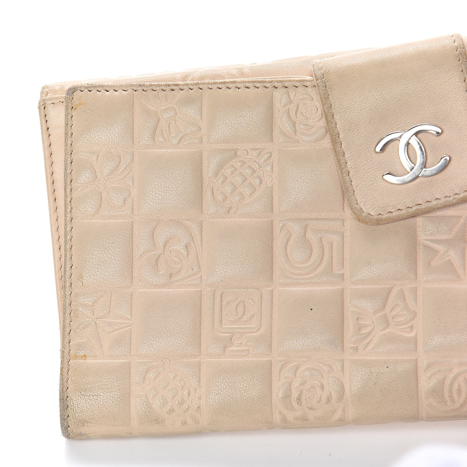 Chanel Lambskin Precious Symbols Wallet Beige 14 of 19