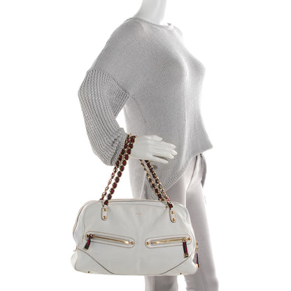 Gucci Goatskin Large Capri Bowler White 2 of 8