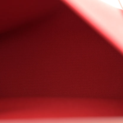 Hermes Vache Hunter Toile Herbag Zip 31 PM Rouge Tomate Natural 6 of 15