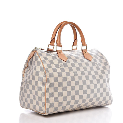 Louis Vuitton Damier Azur Speedy 30 3 of 10