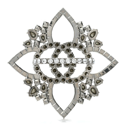Gucci Metal Crystal Interlocking G Flower Ring S Silver 3 of 6